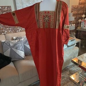 Red Arabian dress from Iraq